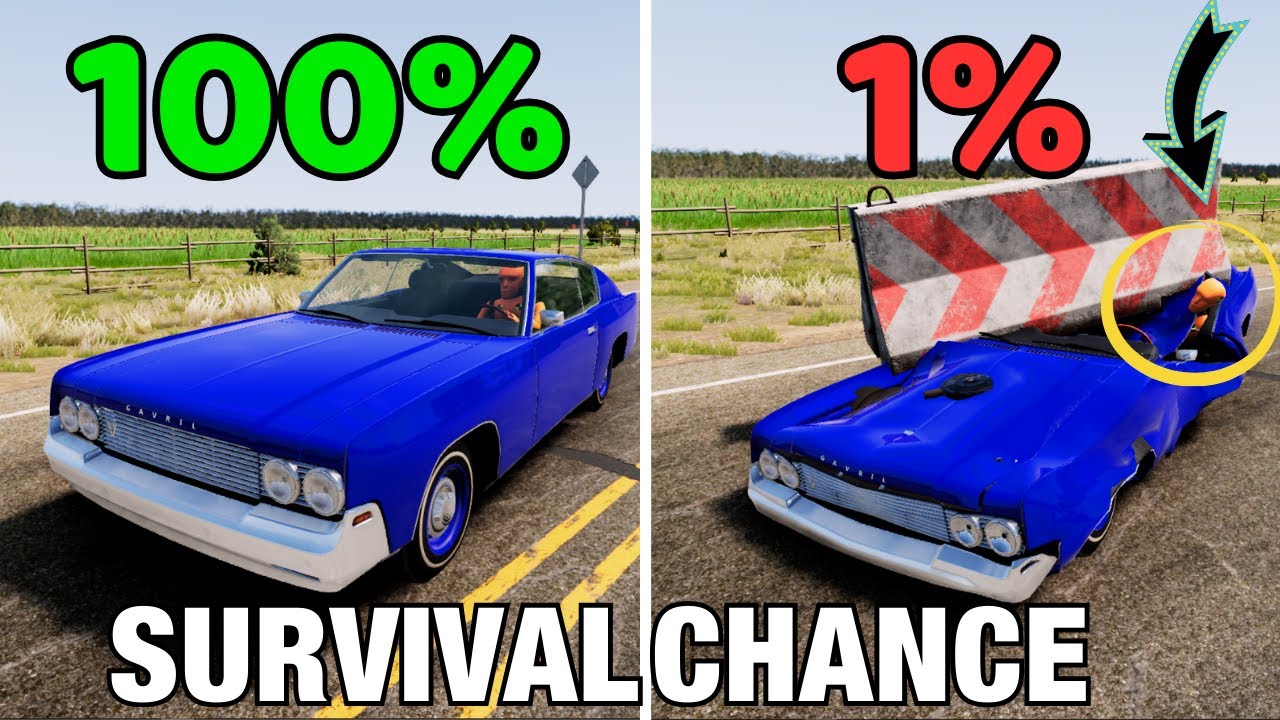 Realistic Survival Chance Crashes #08 | BeamNG.Drive