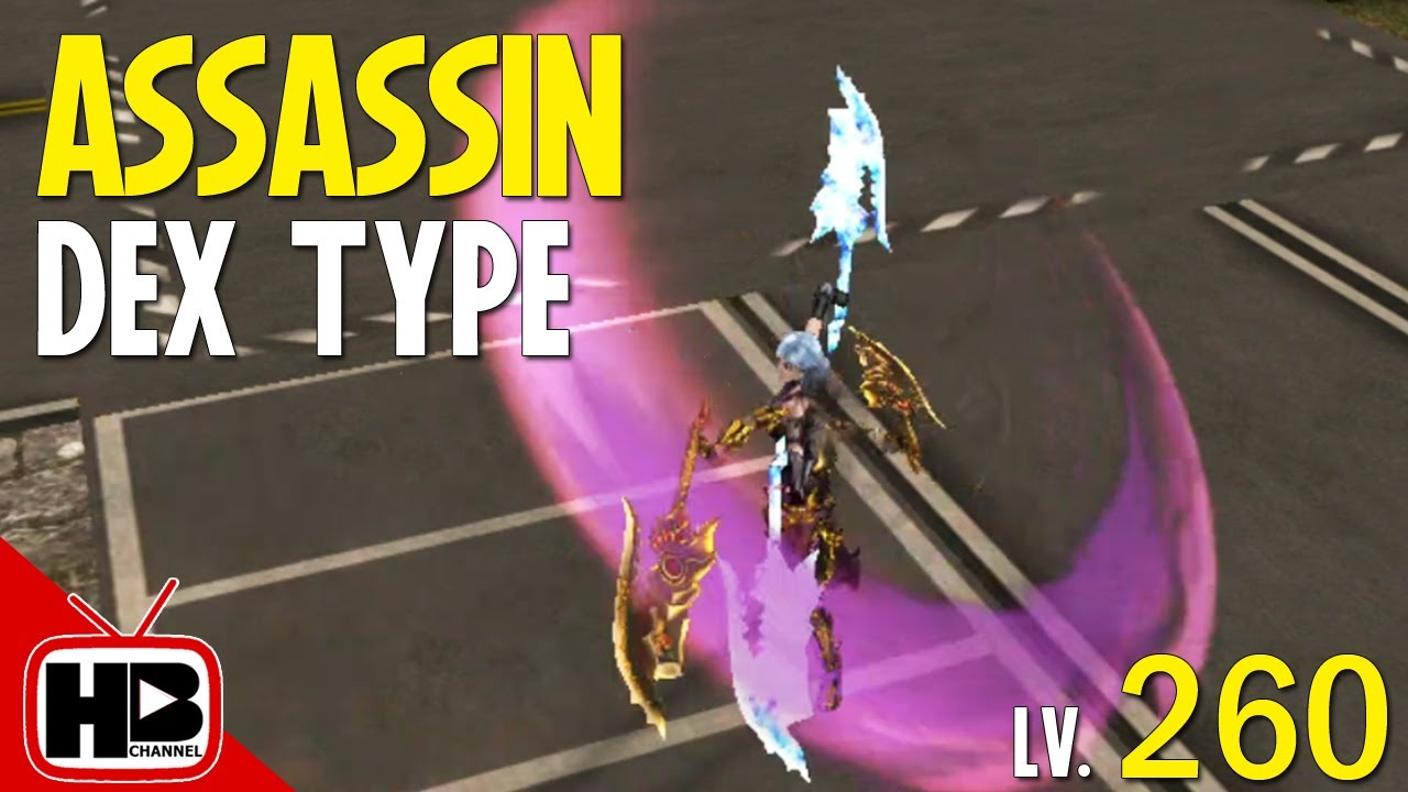 Spyder Ran Online Assassin Skills (Dex) Level 260