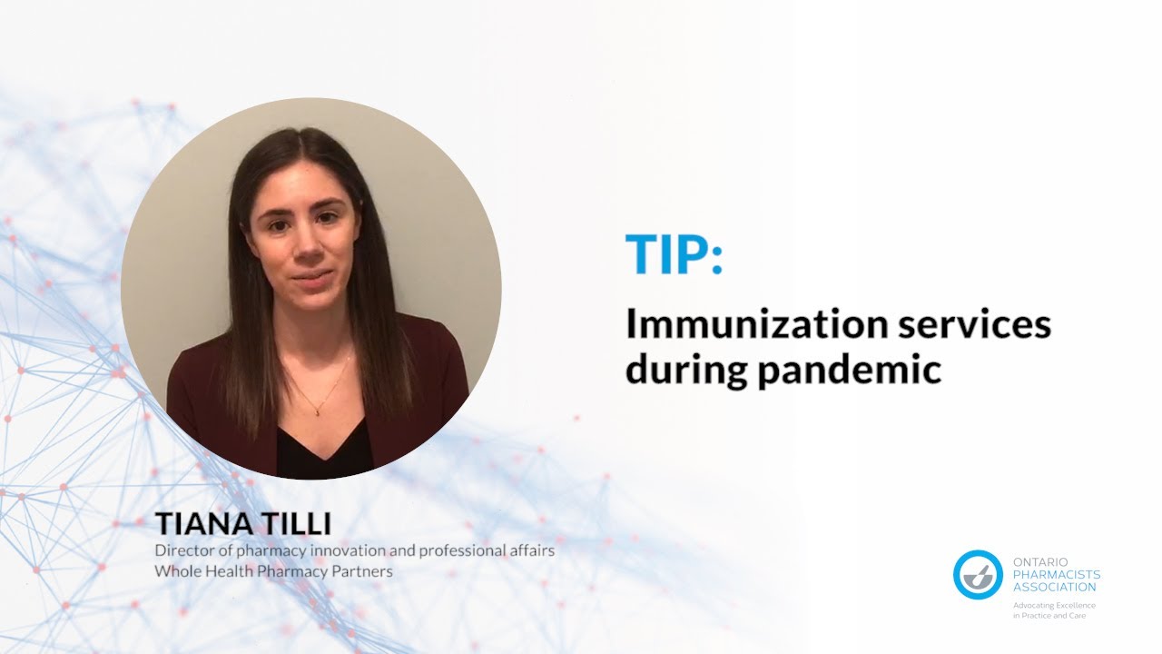 Immunizations | Pandemic Tips for Pharmacy Professionals