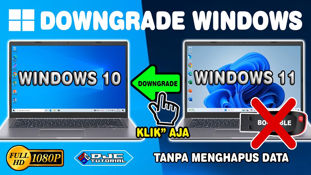 Cara Downgrade Windows 11 ke Windows 10 Tanpa Flashdisk Tanpa Menghapus Data