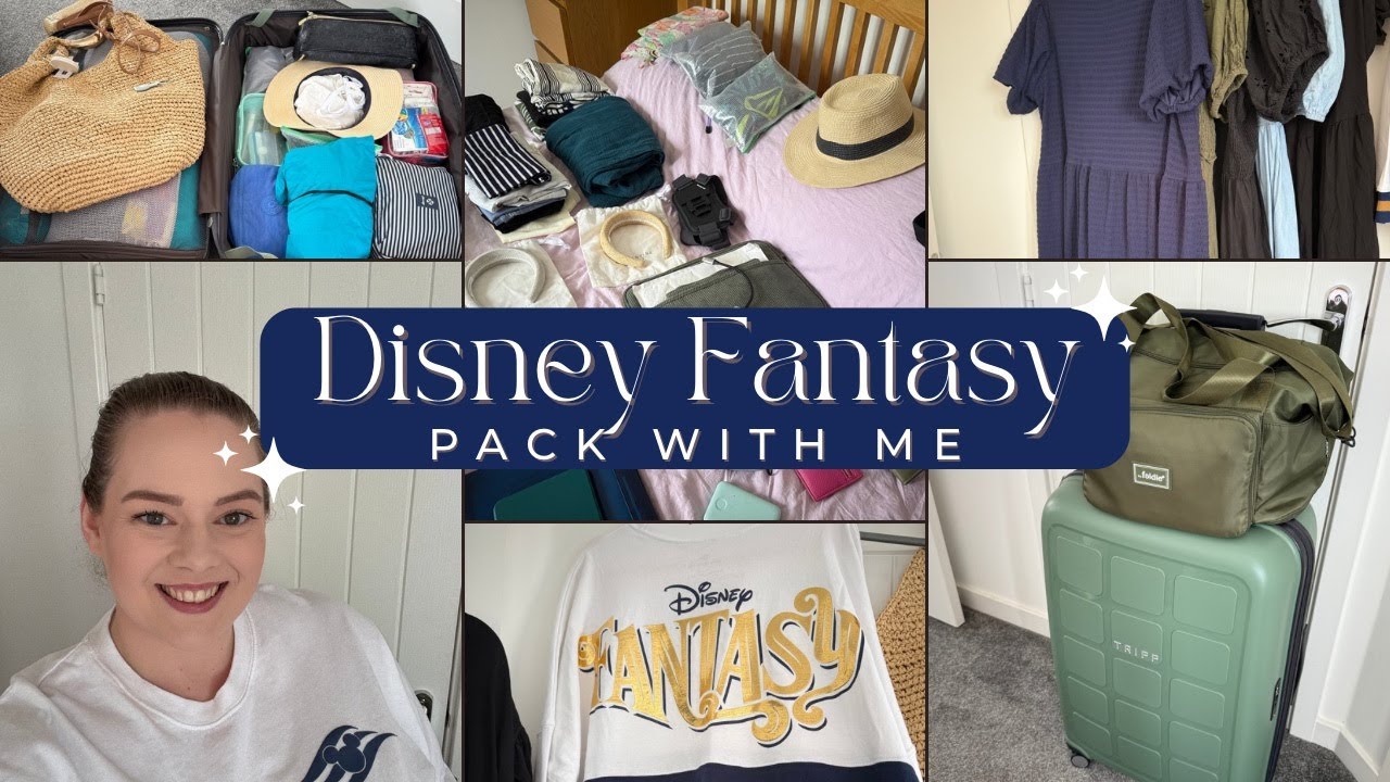 PACK WITH ME FOR A 5 NIGHT CRUISE ONBOARD THE DISNEY FANTASY | UK Sailings 2025 | Disney Cruise Line