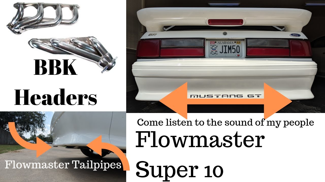 Foxbody Exhaust/Flowmaster Super 10 (part1)