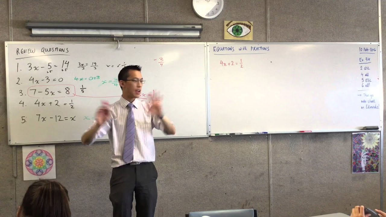 Solving Simple Linear Equations