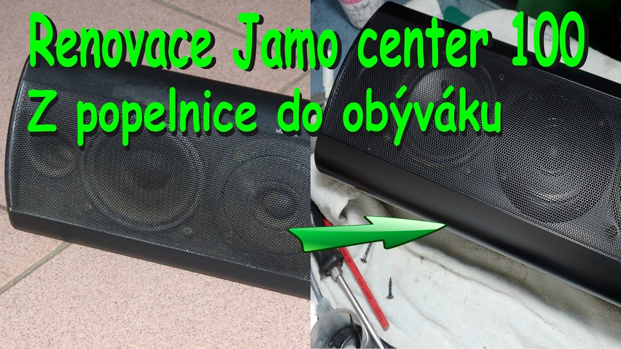 Renovace reproduktoru Jamo Center 100 / full renovation / restoration of Jamo center 100 speaker