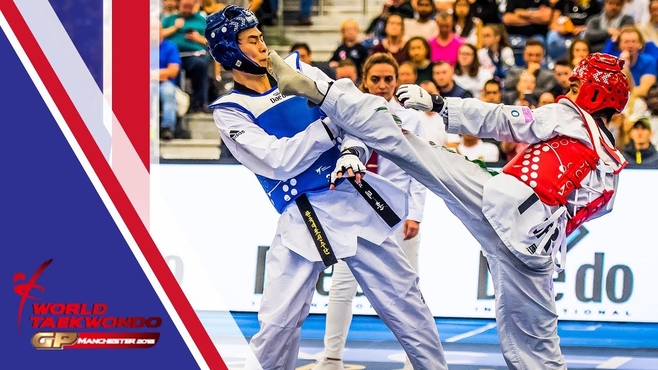 Manchester 2018 WT GP [Male -58Kg FINAL] KIM, TAE-HUN(KOR) vs HADIPOUR SEIGHALANI, ARMIN(IRI)