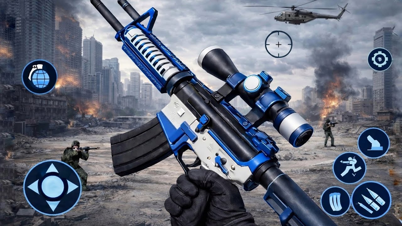 FPS Robot Shooter Strike Anti-Terrorists Shooting New  GamePlay 2026 Robot Fps Gun Game Android 