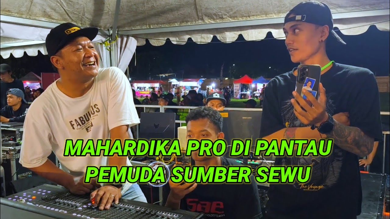 Pemuda sumber sewu pantau langsung ke Jember, ada apa ini,dj Gea & dancer mulai naik panggung 