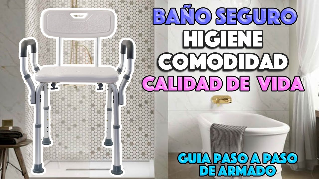 Silla para Bañar a Pacientes 🧼 La Reseña Más Completa 🚿 Guía Paso a Paso de Armado