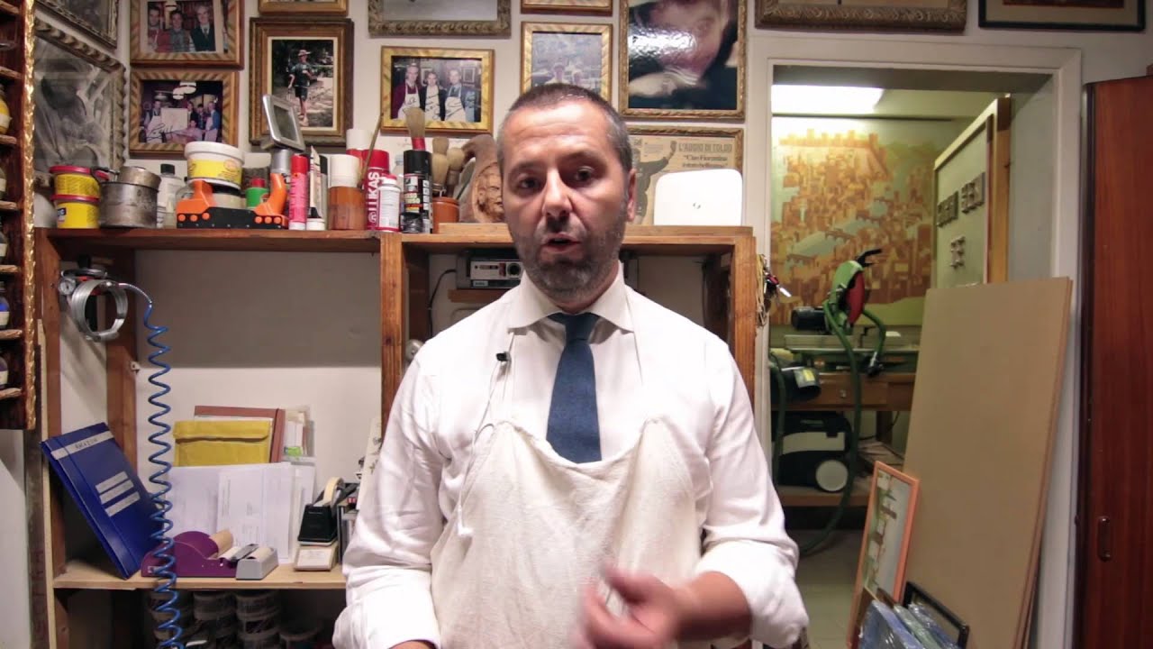 Incollaggio di una Cornice - Bottega d'Arte Maselli