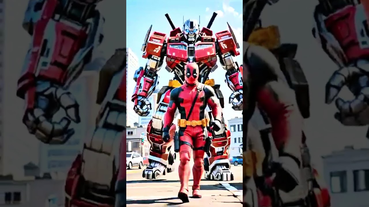 Spiderman vs Deadpool and their families #shorts