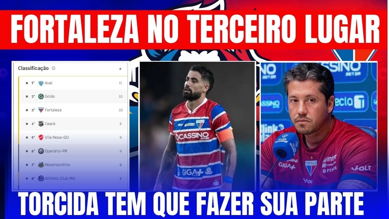 FORTALEZA NO TERCEIRO LUGAR // TORCIDA TEM QUE FAZER SUA PARTE