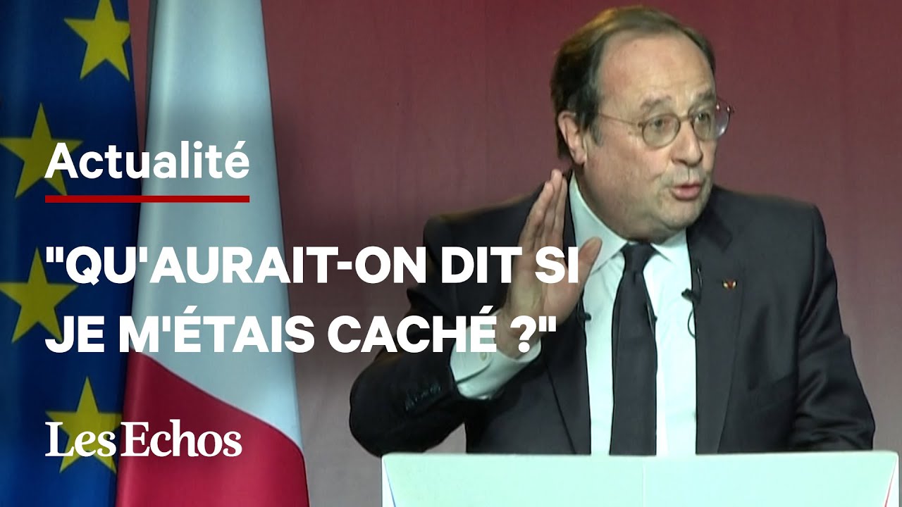 François Hollande tacle Nicolas Sarkozy lors d'un meeting