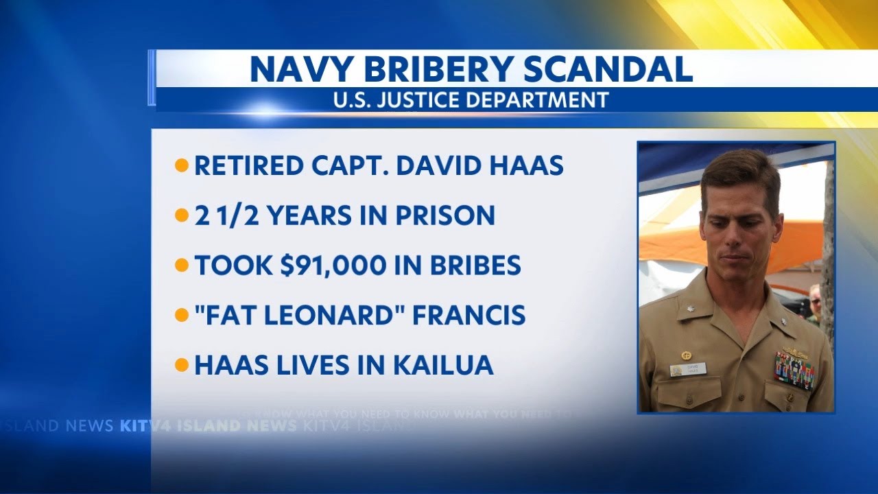 Former US Navy captain in Kailua sentenced in massive bribery scandal