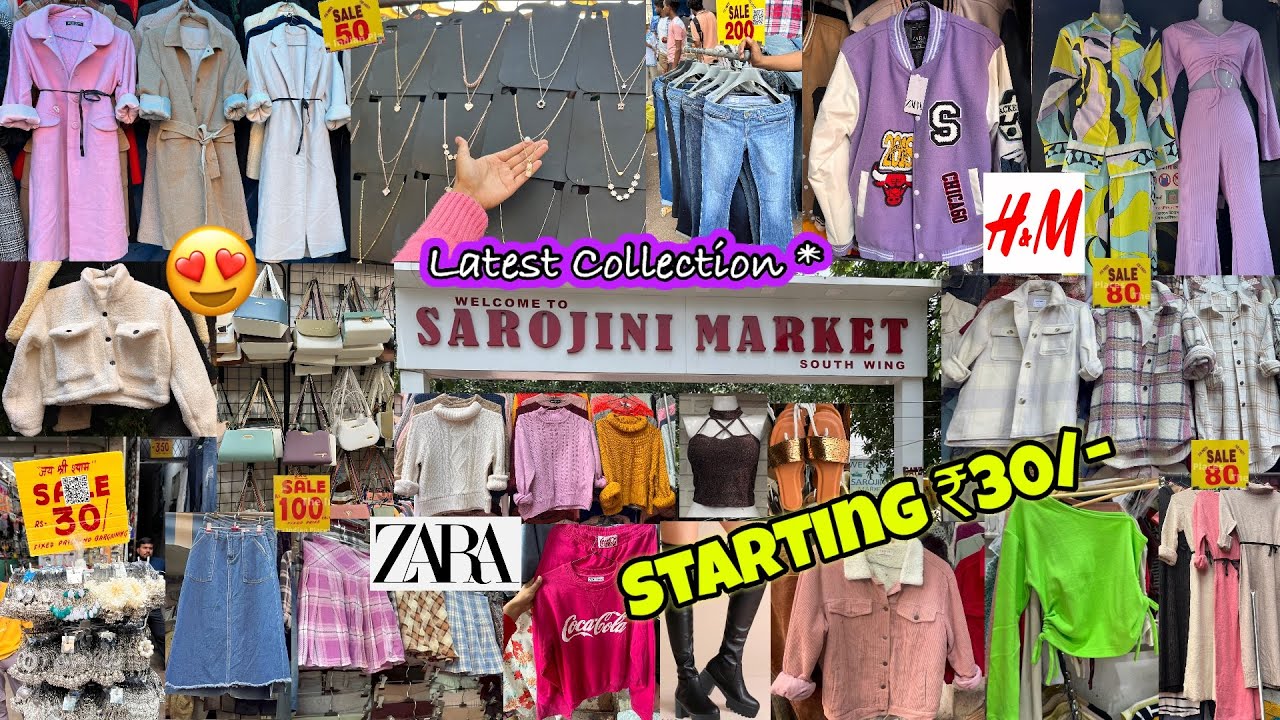 Sarojini Nagar Market Delhi | Latest Collection 2023 With Shop Number #sarojininagar #shopping