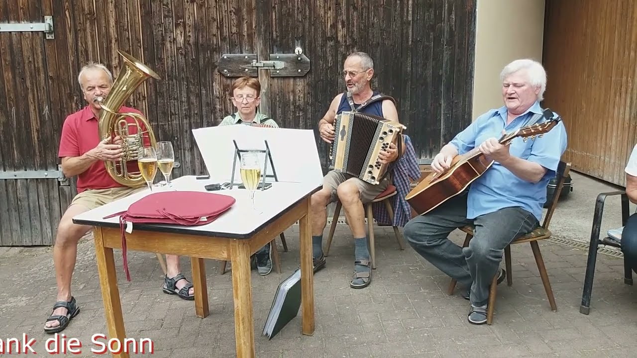 Blutrot sank die Sonn - Rhöner Stubenmusik am 29.06.2022 in Frauenroth