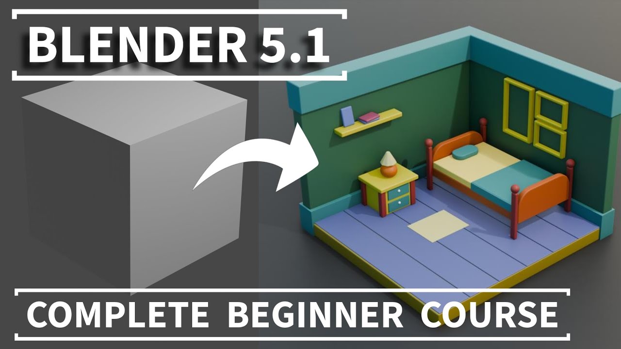 [ Telugu ] Blender 5.1 Complete Beginners Course | Sumanth 2122