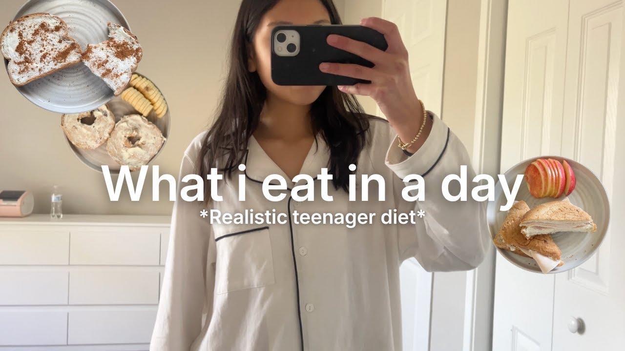 WHAT I EAT IN A DAY AS TEEN (15 yr old) *realistic*