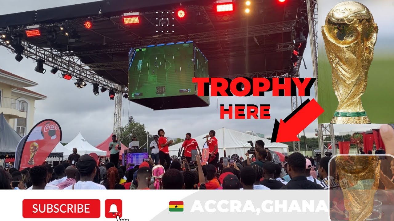 The FIFA World Cup Trophy Tour | Coca Cola Qatar 2022 | Accra - Ghana Version