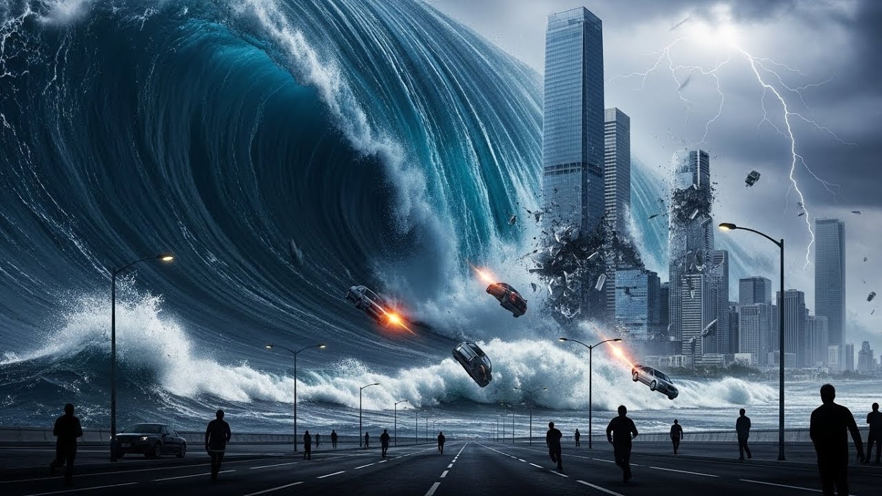 Unstoppable Tsunami Slams Into a City | Realistic Disaster