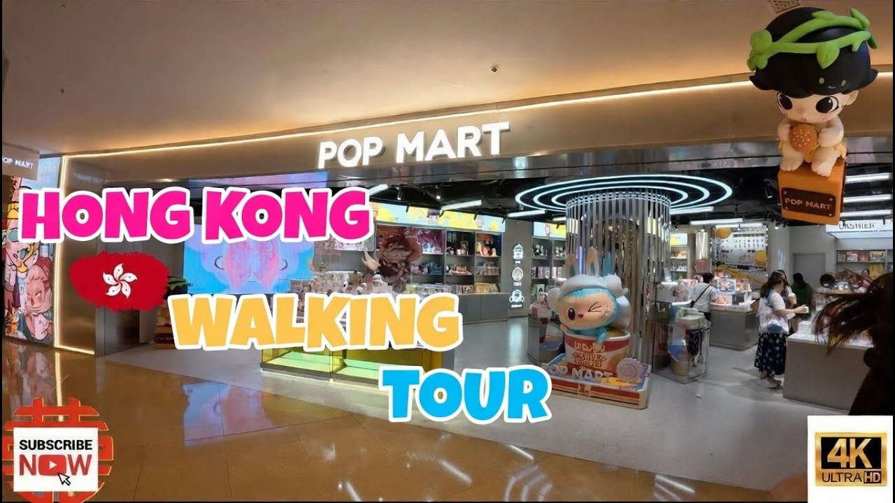 4K Pop Mart Hunter's DREAM! Hong Kong Store Walking Tour 2025 🇭🇰 LABUBU & Molly Hunting!