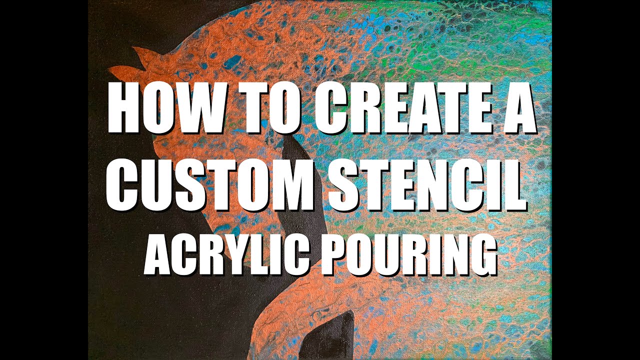 How to Create a Custom Stencil for Acrylic Pouring Swipe