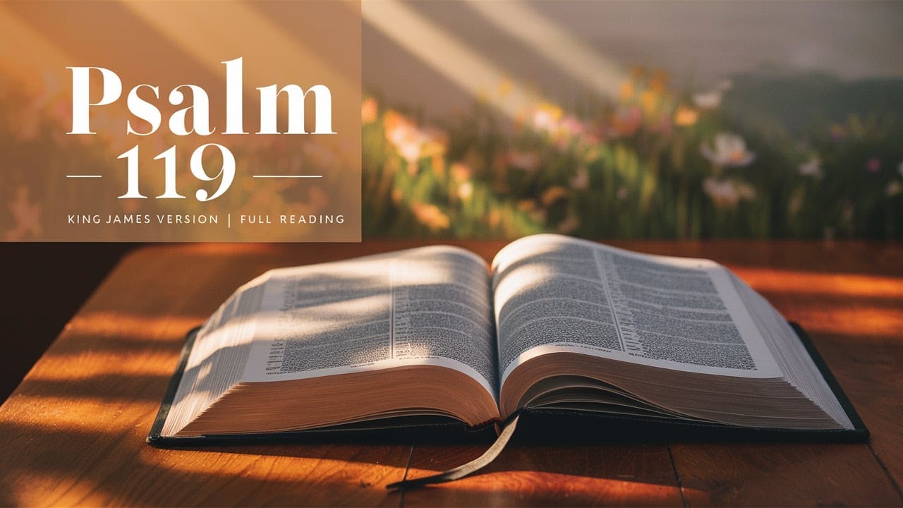 Psalm 119 (KJV) | Full Bible Reading | Longest Chapter in the Bible | Daily Scripture