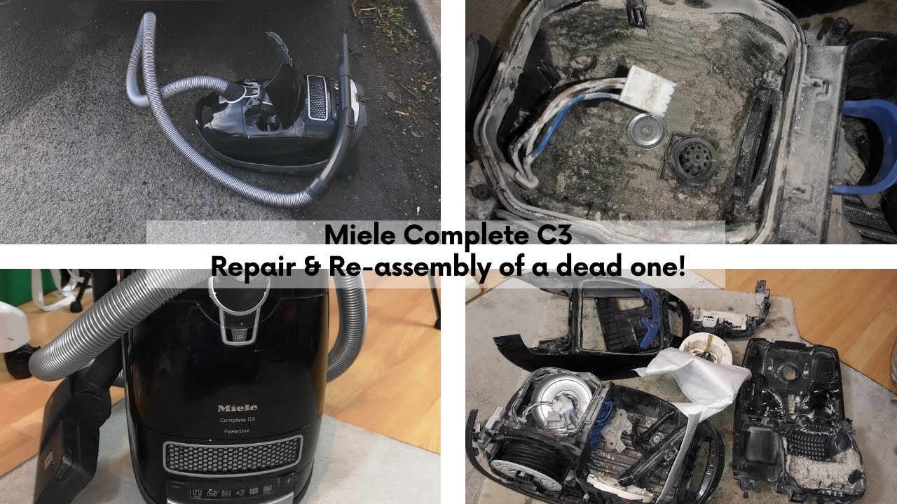trashed Miele C3 - Motor repair, assembly and testing!