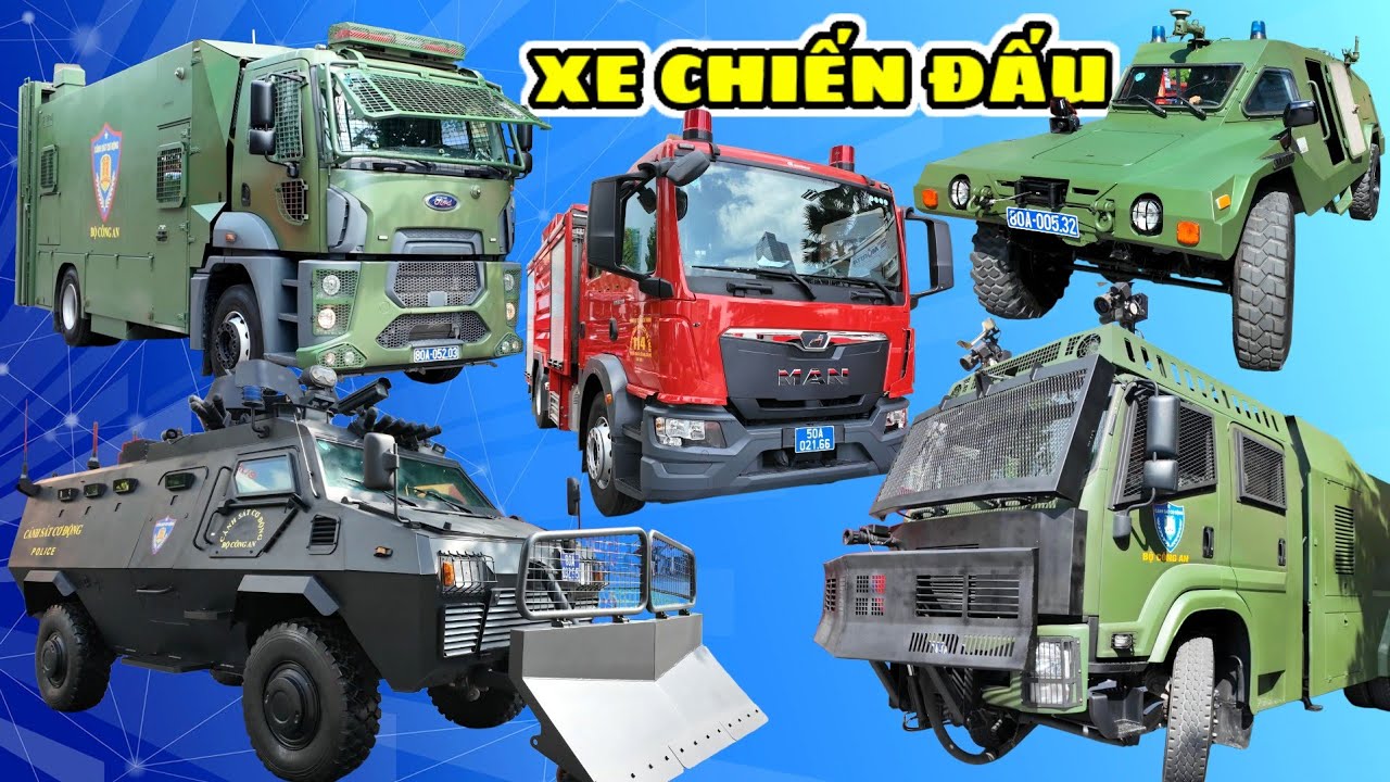 Cận cảnh dàn xe tác chiến 