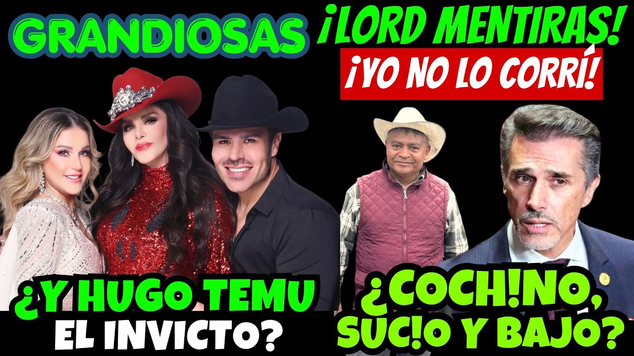 🔥SERGIO MAYER ¿B4JO, SUC!O, COCH!NO Y MITOMANOS?🔥LUCIA MENDEZ Y LICHITA CON HUGO TEMU MEJUTO