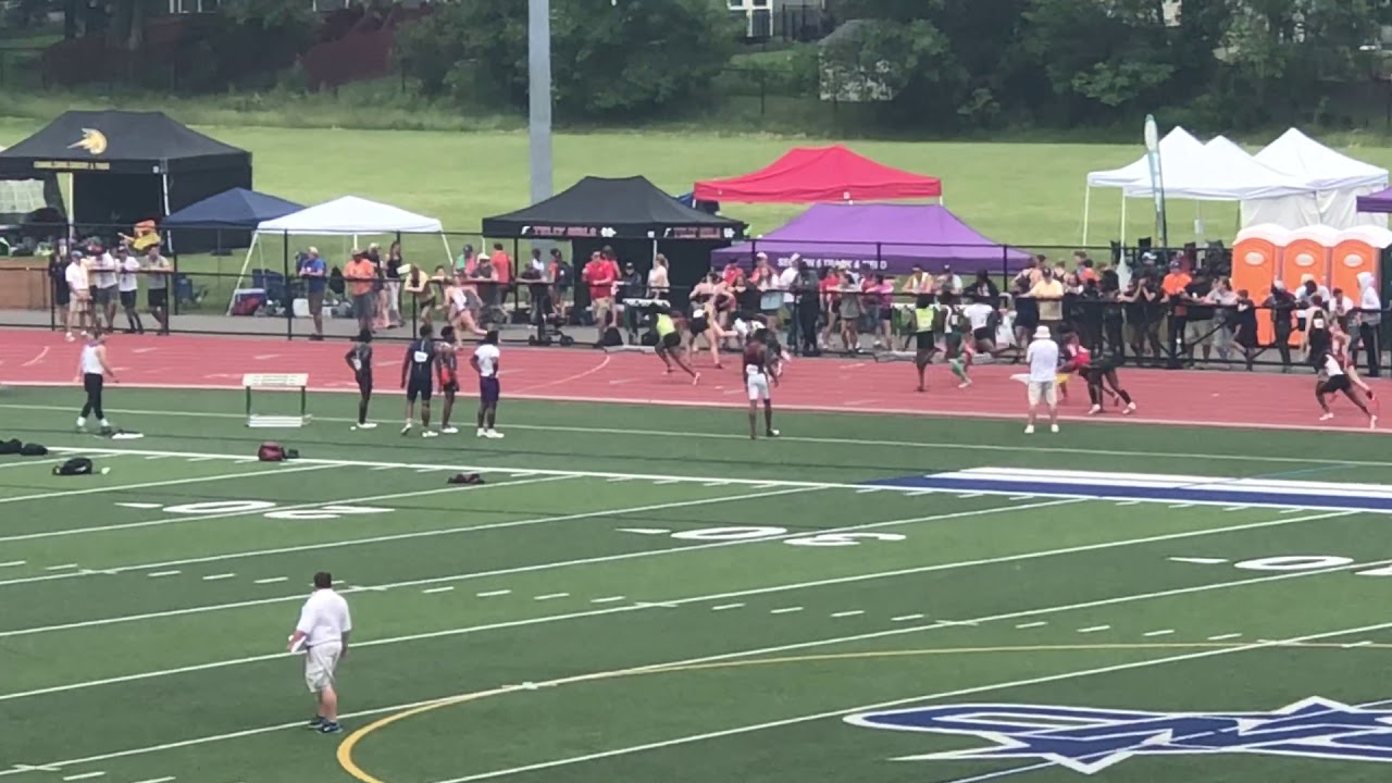 Lanae Tava Thomas State Champs 2018  4x100m Feds Girls
