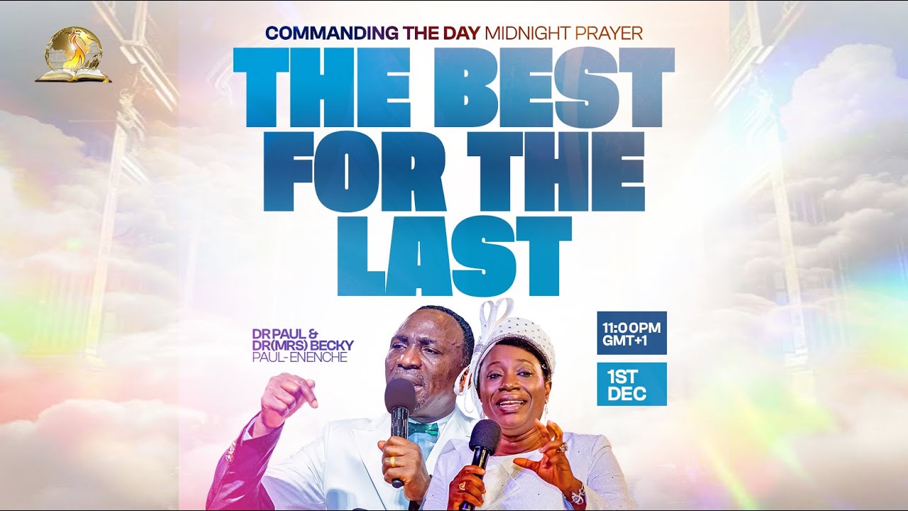 COMMANDING THE DAY MIDNIGHT PRAYER  THE BEST FOR THE LAST || 1-12-2025