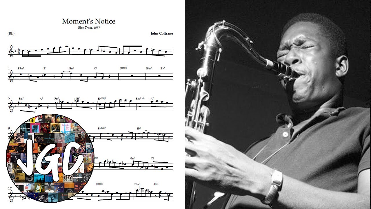 John Coltrane - Moment's Notice || Transcription (Bb)