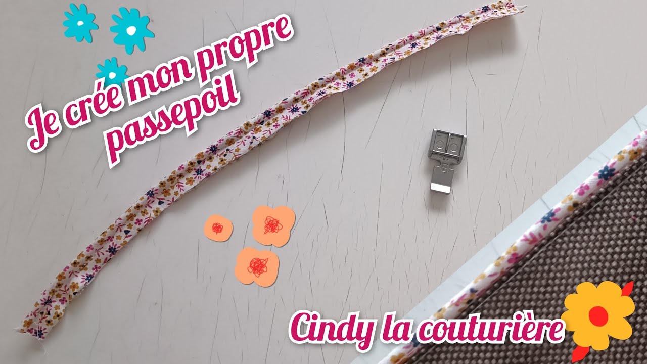 Tuto couture facile : Je créé mon propre passepoil ~ Cindy la couturière