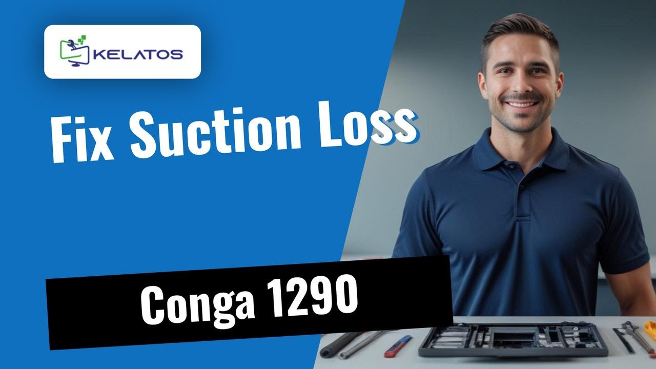 Loss of suction on your Conga 1290? Here's how we fix it 🛠️