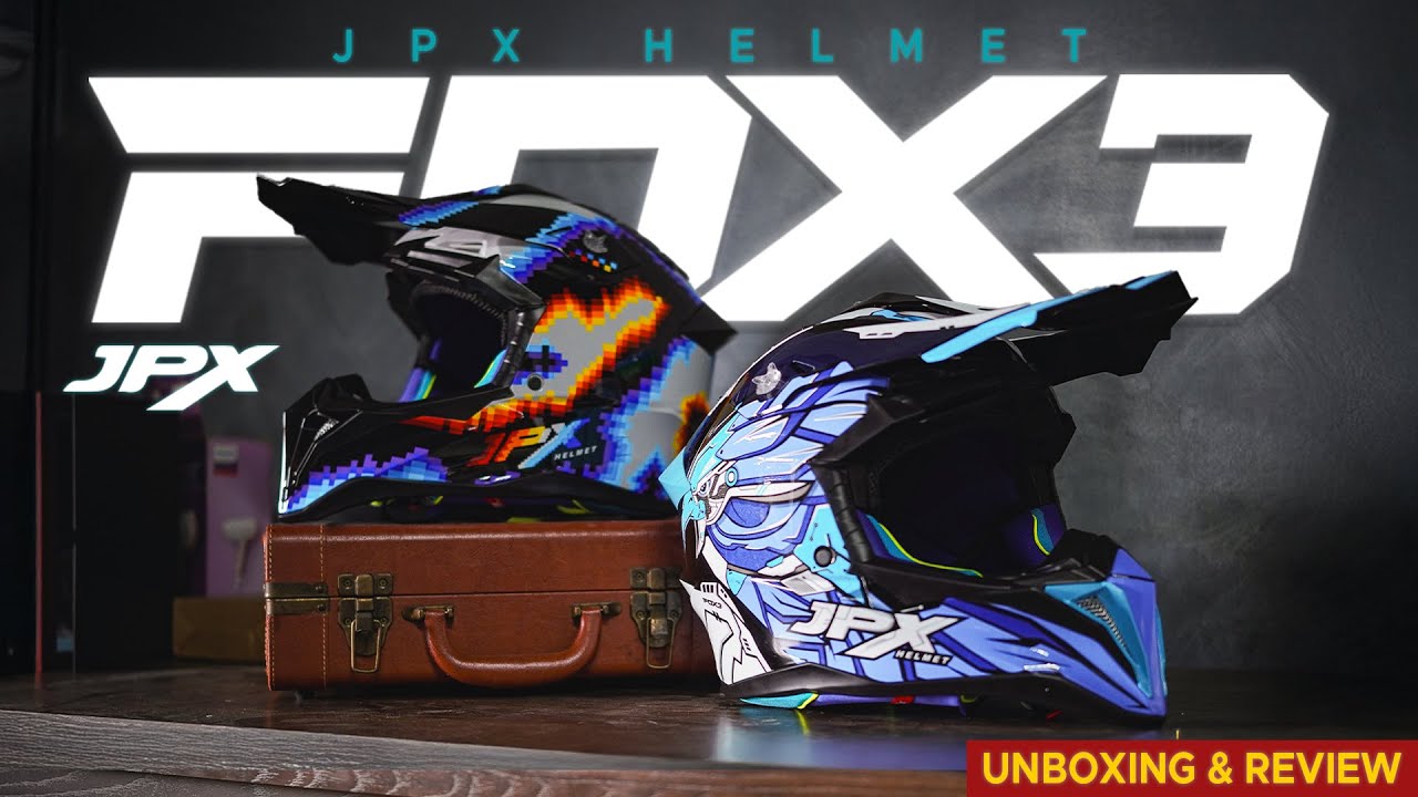 UNBOXING & REVIEW : JPX HELMET FOX 3 |  PEMBUKAAN UNTUK AWAL TAHUN INI
