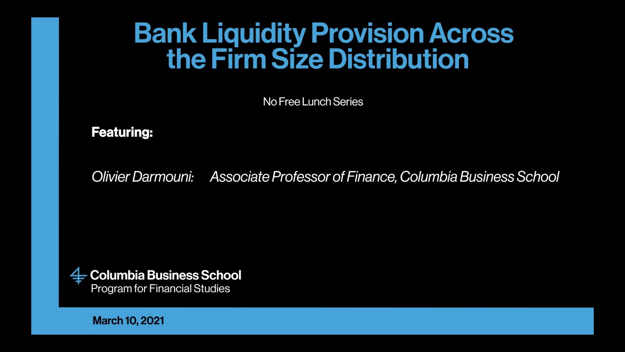 Bank Liquidity Provision Across the Firm Size Distribution