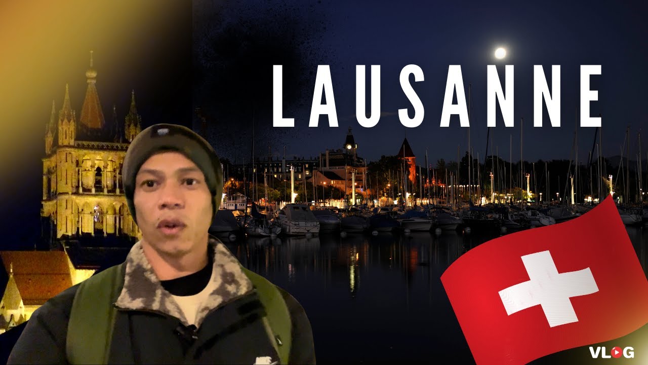 Vlog Lausanne: Conhecendo a noite em Lausanne na Suíça.