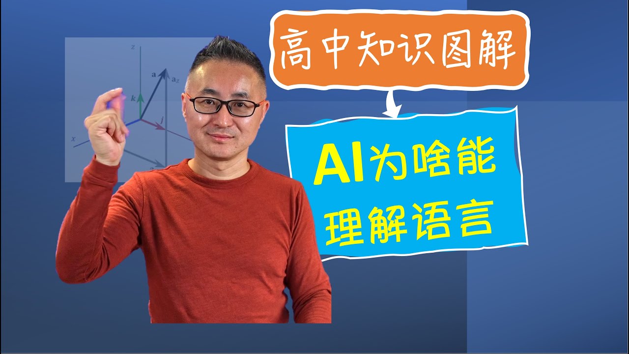 高中的向量知识+图解即可理解AI理解语言的原理