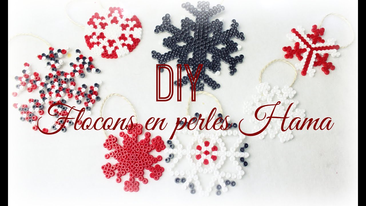 [ D.I.Y de Noël #3 ] : Flocons en perles Hama ❆
