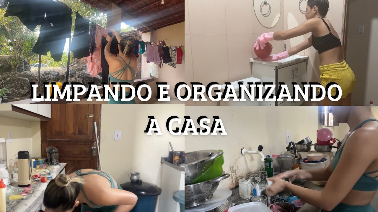 FAXINANDO E ORGANIZANDO A CASA 🏠 *MOSTREI TUDO*.