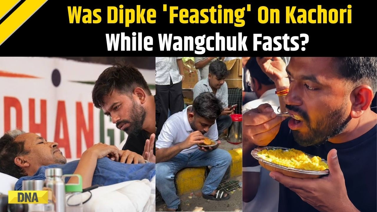 CJP Protest: Abhijit Dipke Mocked For 'Feasting' On Kachoris, As Wangchuk Fasts, Issues Response