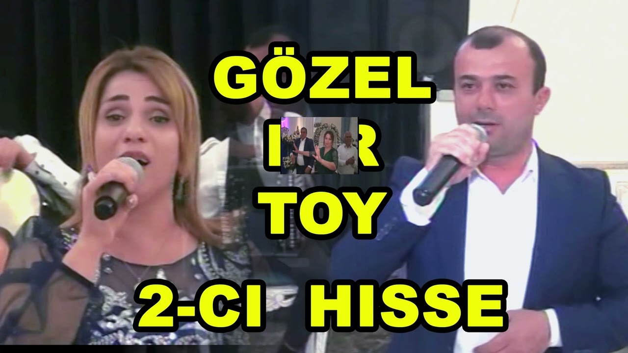 gözel bir toy oxuyan Rauf Nagıoglu ve Sevinc xanım / 2-ci hisse popuri toy mahnilari
