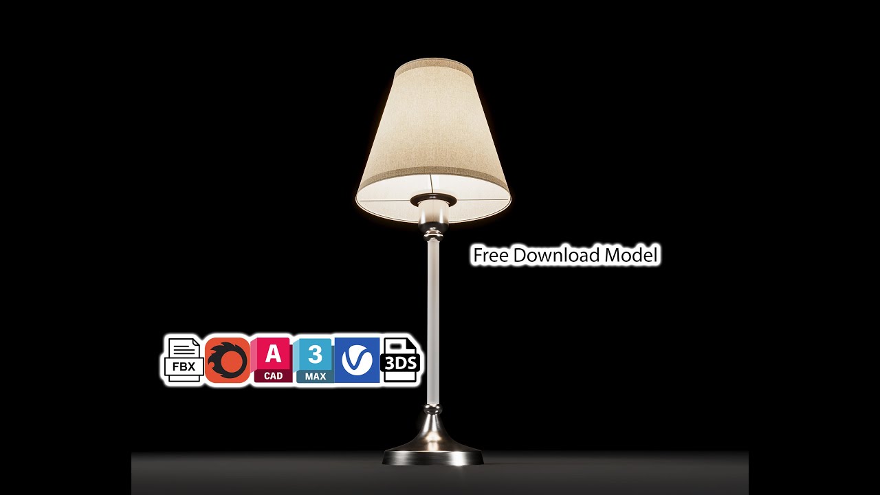 FLYGHOJD TABLE LAMP IKEA Free 3D model