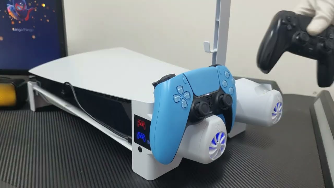 ASMR Unboxing: PS5 Horizontal Cooling Stand, 3-Level Fans, Controller Charging Station & Holder