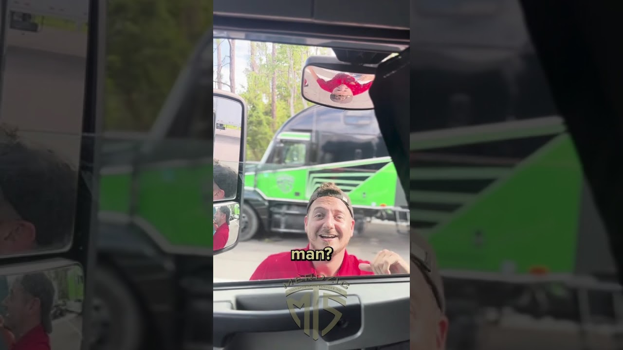 When the Foreign driver parks next to you! #truckdriver #cdl... #Shorts #merdzictrans