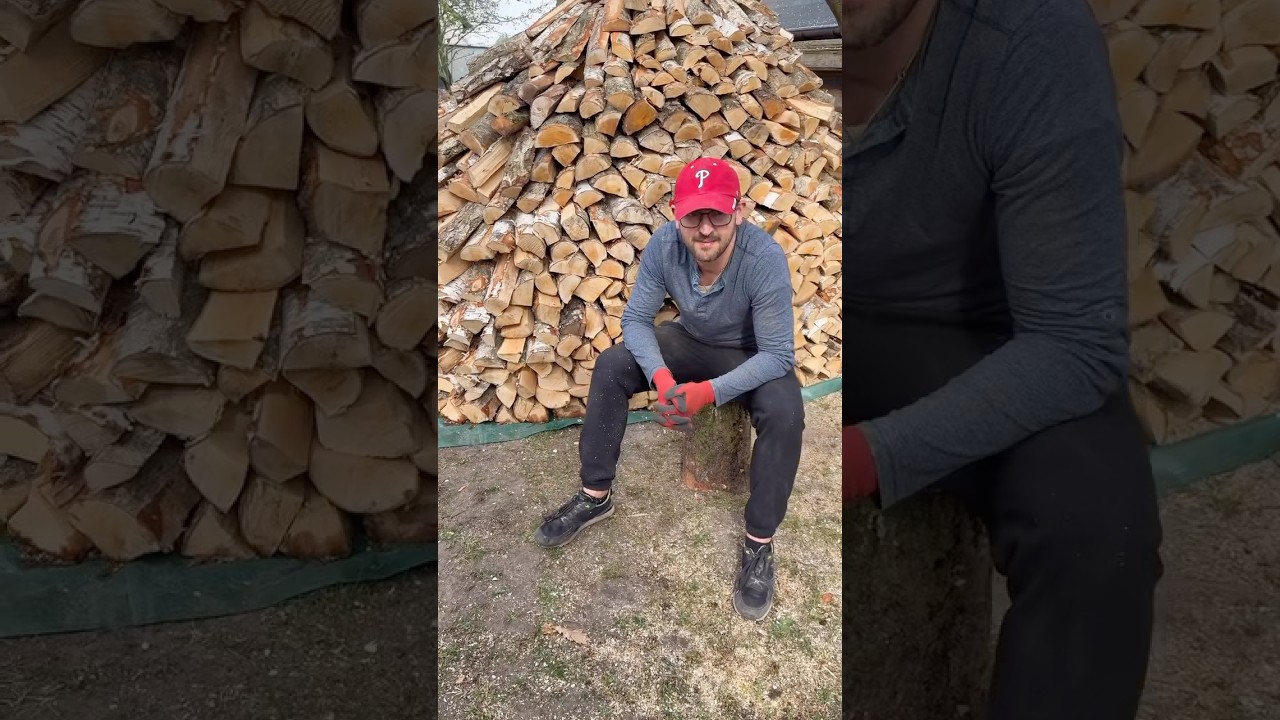 Mężczyzna i jego Stos 🥰☺️ #siedlisko #domnawsi #garden