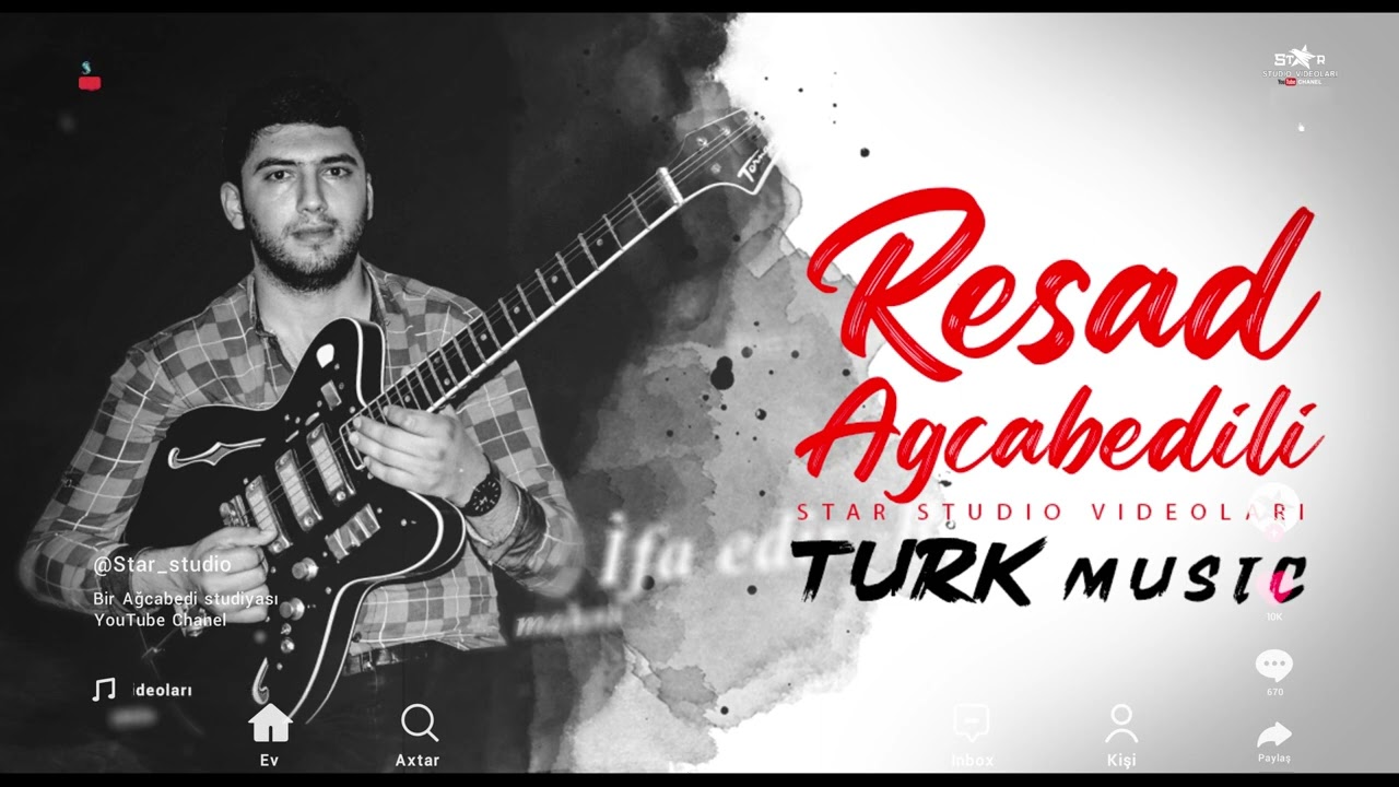 T&uuml;rk music ⧸ Rəşad #Ağcabədili Gitara ⧸ #resad gitara #turk music
