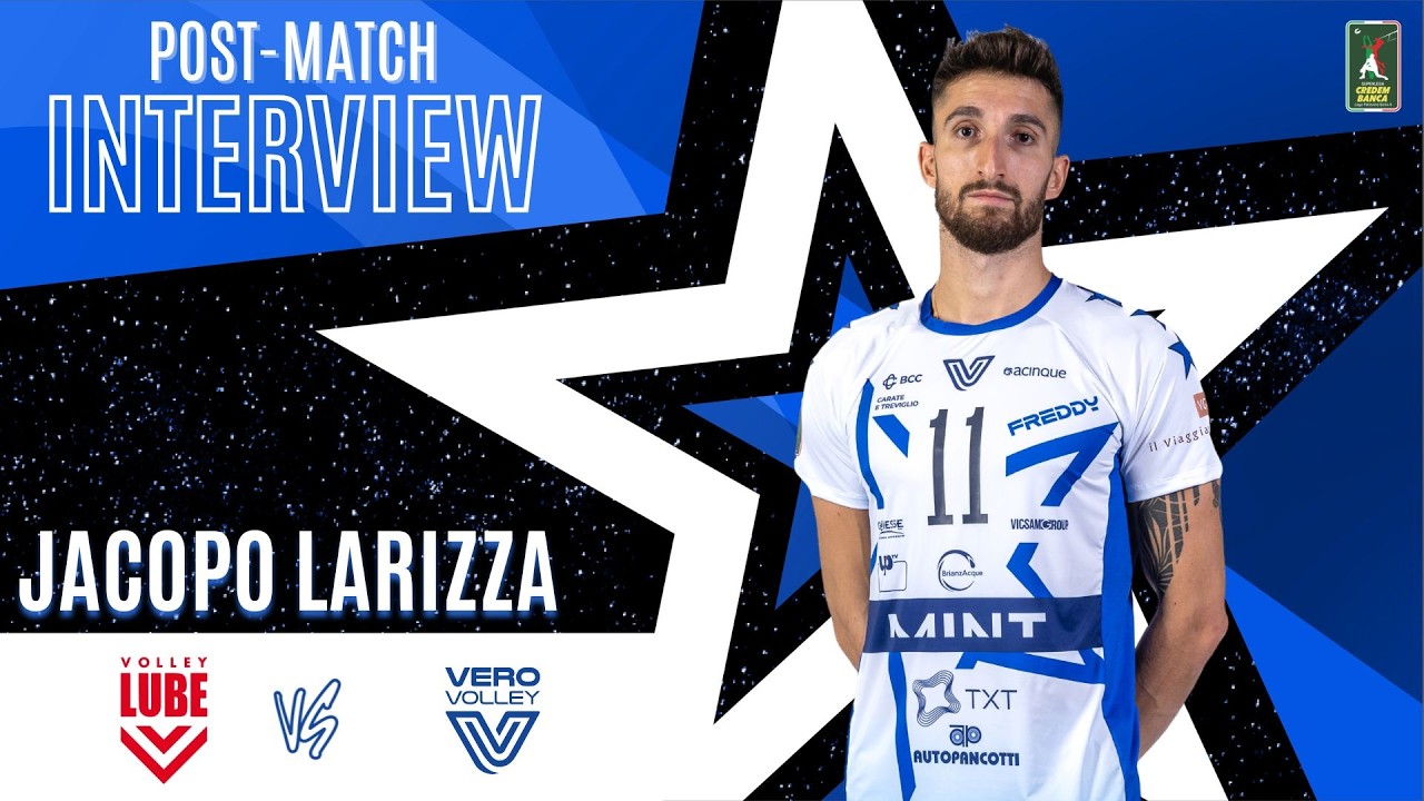 Jacopo Larizza | Post match interview vs Cucine Lube Civitanova