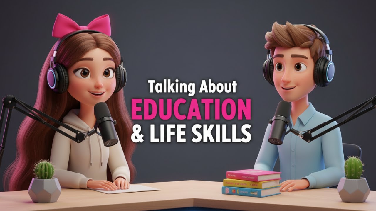 English Podcast for Easy English Learning | Daily Life Conversation Practice B1- B2 | Education Talk