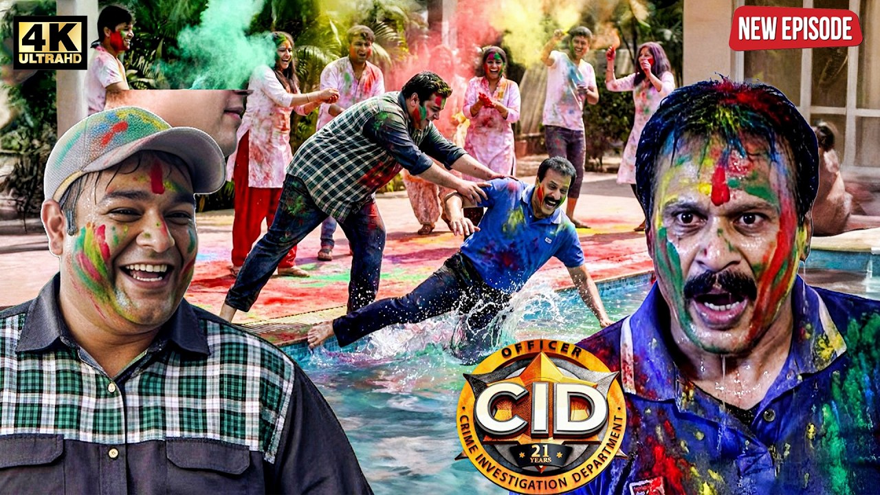 ফ্রেডি এবং পঙ্কজ সুইমিং পুলে স্নান করে এক অনন্য উপায়ে হোলি উদযাপন করলেন। | CID | সর্বশেষ পর্ব ২০২৬
